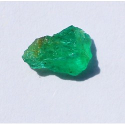 0.91CT 100% Natural  Rough Emerald Gemstone Afghanistan 360