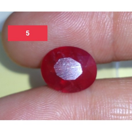 4.70 Carat 100% Natural Ruby treated Gemstone Afghanistan Product No 5