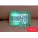 0.80 Carat 100% Natural Emerald Gemstone Afghanistan Product No 419