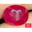 4.40 Carat Natural Ruby Gemstone Africa Product No 22