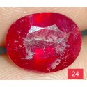 4.55 CT 100% Natural Ruby Gemstone Africa Color Enhance Product No 24