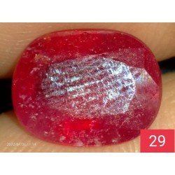 4.20 CT  Natural Ruby Gemstone Africa Color Enhance Product No 29