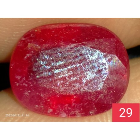 4.20 CT  Natural Ruby Gemstone Africa Color Enhance Product No 29