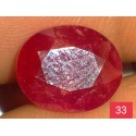 4.25 CT  Natural Ruby Gemstone Africa Color Enhance Product No 33