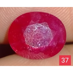 4.15 CT  Natural Ruby Gemstone Africa Color Enhance Product No 37