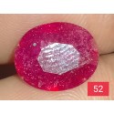 3.25 CT  Natural Ruby Gemstone Africa Color Enhance Product No 52