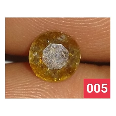 1.15 Carat 100% Natural Yellow Sapphire Gemstone Afghanistan Product No 005