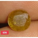 1.85 Carat 100% Natural Yellow Sapphire Gemstone Afghanistan Product No 006