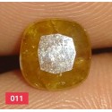 2.15 Carat 100% Natural Yellow Sapphire Gemstone Afghanistan Product No 0011