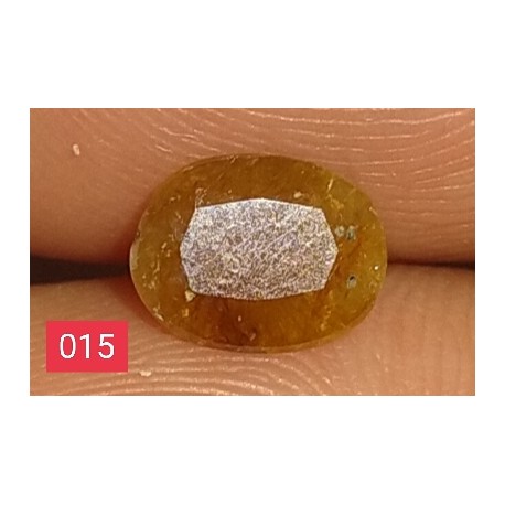 2.15 Carat 100% Natural Yellow Sapphire Gemstone Afghanistan Product No 008