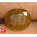 3.90 Carat 100% Natural Yellow Sapphire Gemstone Afghanistan Product No 0017