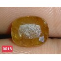 2.40 Carat 100% Natural Yellow Sapphire Gemstone Afghanistan Product No 0018