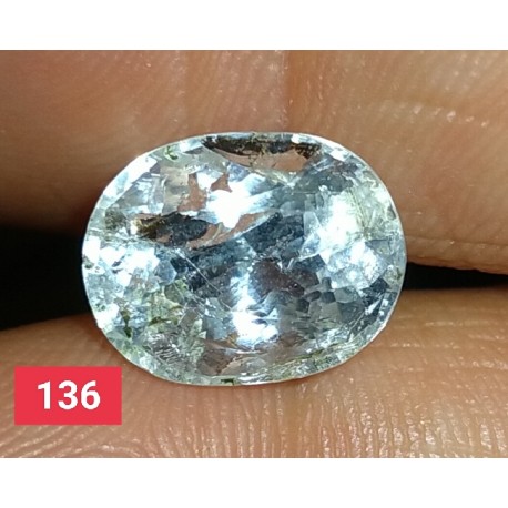 4.65 Carat 100% Natural Aquamarine Gemstone Afghanistan Product No 0136