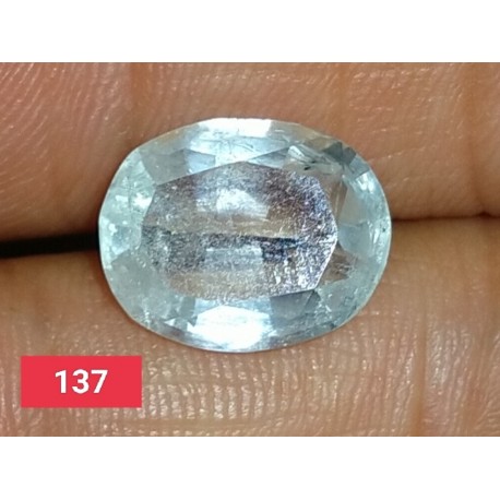 4.40 Carat 100% Natural Aquamarine Gemstone Afghanistan Product No 0137