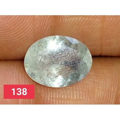 3.55 Carat 100% Natural Aquamarine Gemstone Afghanistan Product No 0138