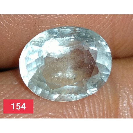 2.10 Carat 100% Natural Aquamarine Gemstone Afghanistan Product No 0154