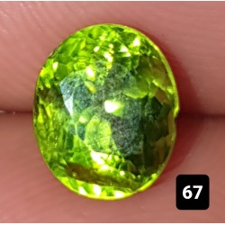 2.0 CT Green Peridot Gemstone Pakistan 0067