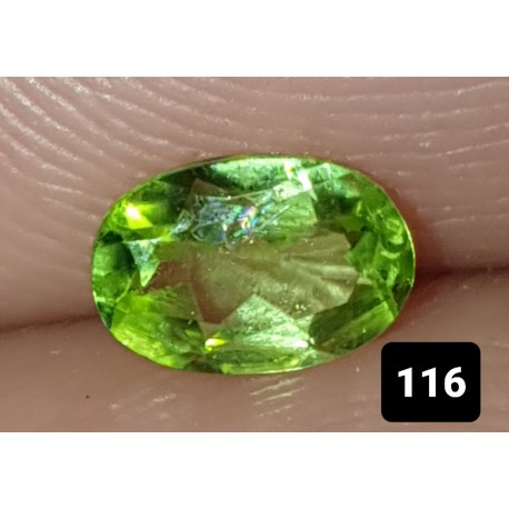 0.40 CT Green Peridot Gemstone Pakistan 0116