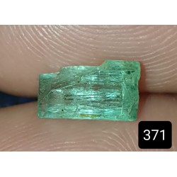 1.25 CT 100% Natural  Rough Emerald Gemstone Afghanistan 371