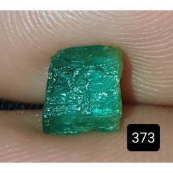 1.35 CT 100% Natural  Rough Emerald Gemstone Afghanistan 373