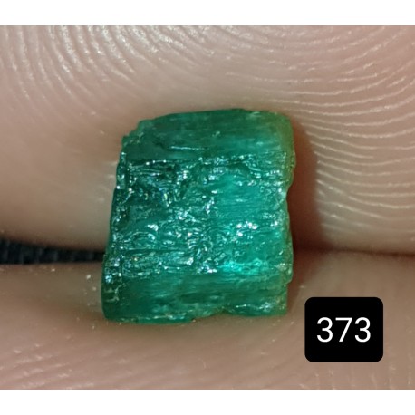 1.35 CT 100% Natural  Rough Emerald Gemstone Afghanistan 373