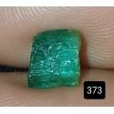 1.35 CT 100% Natural  Rough Emerald Gemstone Afghanistan 373