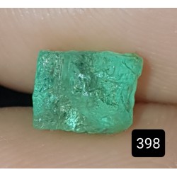 1.35 CT 100% Natural  Rough Emerald Gemstone Afghanistan 398