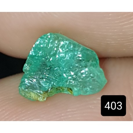 1.30 CT 100% Natural  Rough Emerald Gemstone Afghanistan 403