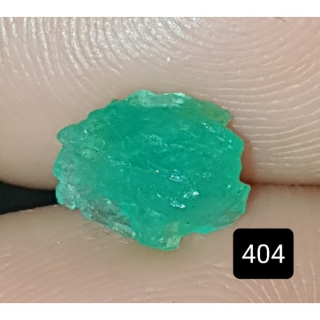 1.20 CT 100% Natural  Rough Emerald Gemstone Afghanistan 404