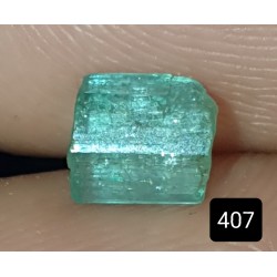 0.80 CT 100% Natural  Rough Emerald Gemstone Afghanistan 407