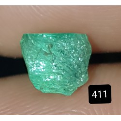 1.35  CT 100% Natural  Rough Emerald Gemstone Afghanistan 411