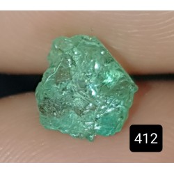 1.40 CT 100% Natural  Rough Emerald Gemstone Afghanistan 412