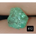 1.40 CT 100% Natural  Rough Emerald Gemstone Afghanistan 412