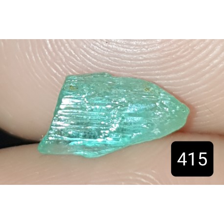 1.40 CT 100% Natural  Rough Emerald Gemstone Afghanistan 415