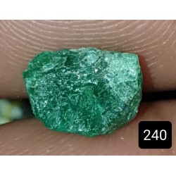 2.35 CT 100% Natural  Rough Emerald Gemstone Afghanistan 240