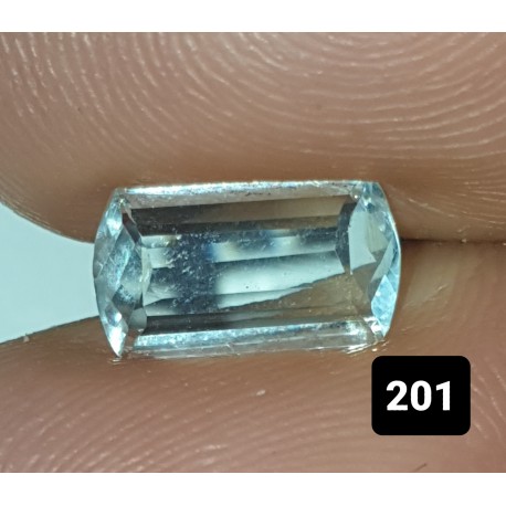 0.95 Carat 100% Natural Aquamarine Gemstone Afghanistan Product No 0201