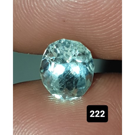 1.65 Carat 100% Natural Aquamarine Gemstone Afghanistan Product No 0222