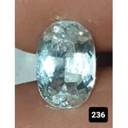 0.65 Carat 100% Natural Aquamarine Gemstone Afghanistan Product No 0236