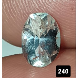 0.95 Carat 100% Natural Aquamarine Gemstone Afghanistan Product No 0240