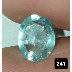 1.0 Carat 100% Natural Aquamarine Gemstone Afghanistan Product No 0241