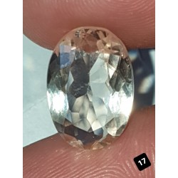 6.15 Carat 100% Natural Transparent Topaz Gemstone Afghanistan Product No 0083