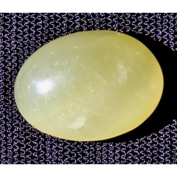 Yellowish Green 37 CT Onyx Oval Cut Gemstone  0011
