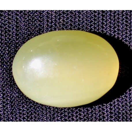 Yellowish Green 55 CT Onyx Oval Cut Gemstone  0014