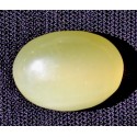 Yellowish Green 55 CT Agate Oval Cut Gemstone  0014