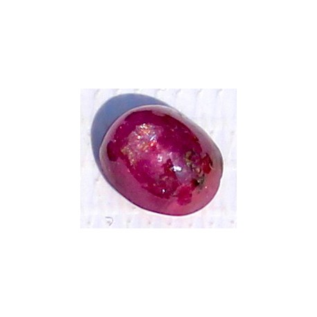 Ruby 4.0 CT Cabochon Red Gemstone Afghanistan 0132