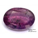 Ruby 2.0 CT Oval Red Gemstone Kashmir 0167