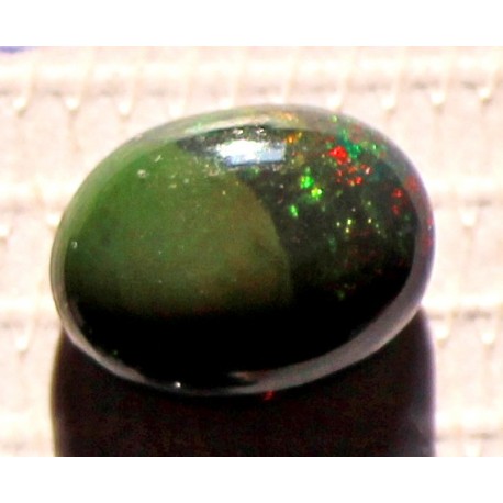 2 Carat 100% Natural Black Opal Gemstone Ethiopia Ref: Product No 324