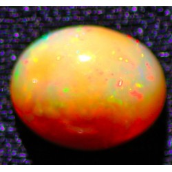 6 Carat 100% Natural White Opal Gemstone Ethiopia Ref: Product No 196