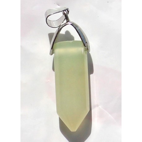 Onyx Pendant 22 CT Green Gemstone Afghanistan 0103