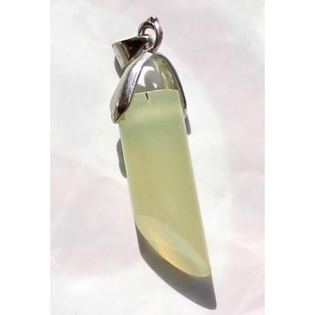 Onyx Pendant 18 CT Green Gemstone Afghanistan 0104